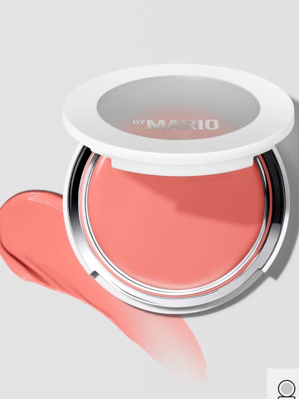 Makeup by Mario SOFT POP PLUMPING BLUSH VEIL in Just Peachy